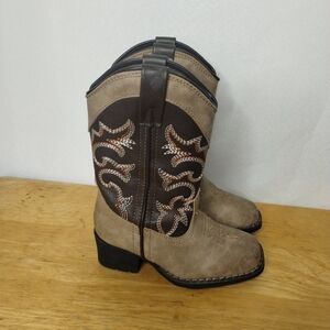 Rodeo Ropers girls kids size 7m cowboy Western country cowgirl boots